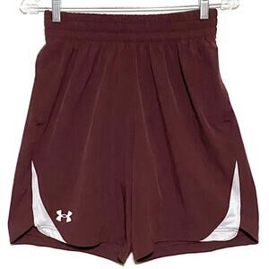 Under Armour Athletic Shorts Men S Fitted Drawstring Athleisure Sport Waist Logo